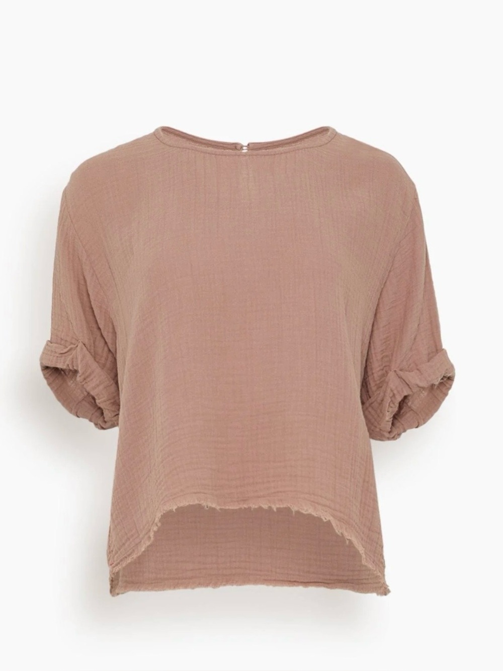 XIRENA Gauze Top in Dusty Rose